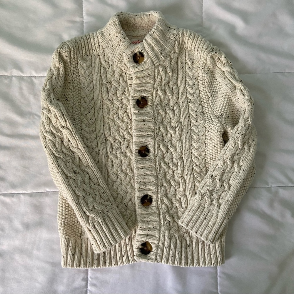 Ivory Knit Boys size 4T sweater
